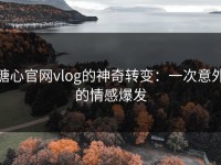 糖心官网vlog的神奇转变：一次意外的情感爆发