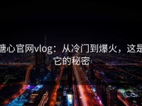 糖心官网vlog：从冷门到爆火，这是它的秘密