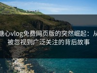 糖心vlog免费网页版的突然崛起：从被忽视到广泛关注的背后故事