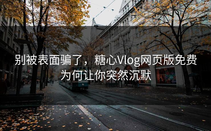 别被表面骗了，糖心Vlog网页版免费为何让你突然沉默