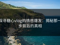 探寻糖心vlog的情感爆发：揭秘那一步背后的真相