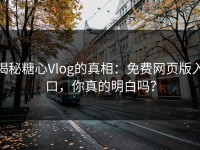 揭秘糖心Vlog的真相：免费网页版入口，你真的明白吗？